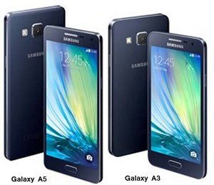 Samsung Galaxy A5 And A3 Phones
